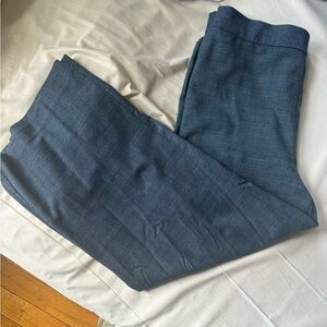 Vince Camuto Navy Plaid Trousers